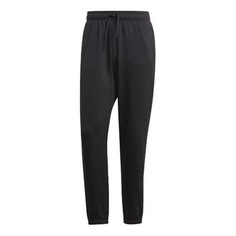 adidas neo Essentials Linear Tapered Logo Knit Long Pants 